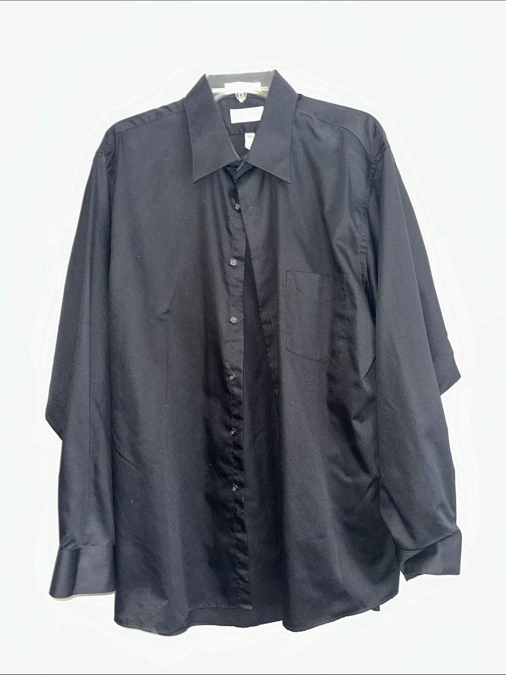 Van Heusen XL Classic Black Men's Button-Up Shirt